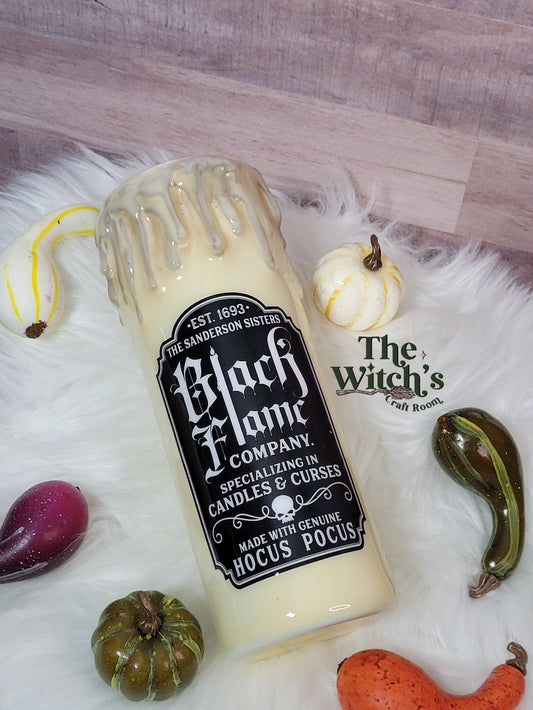 Black Flame Candle